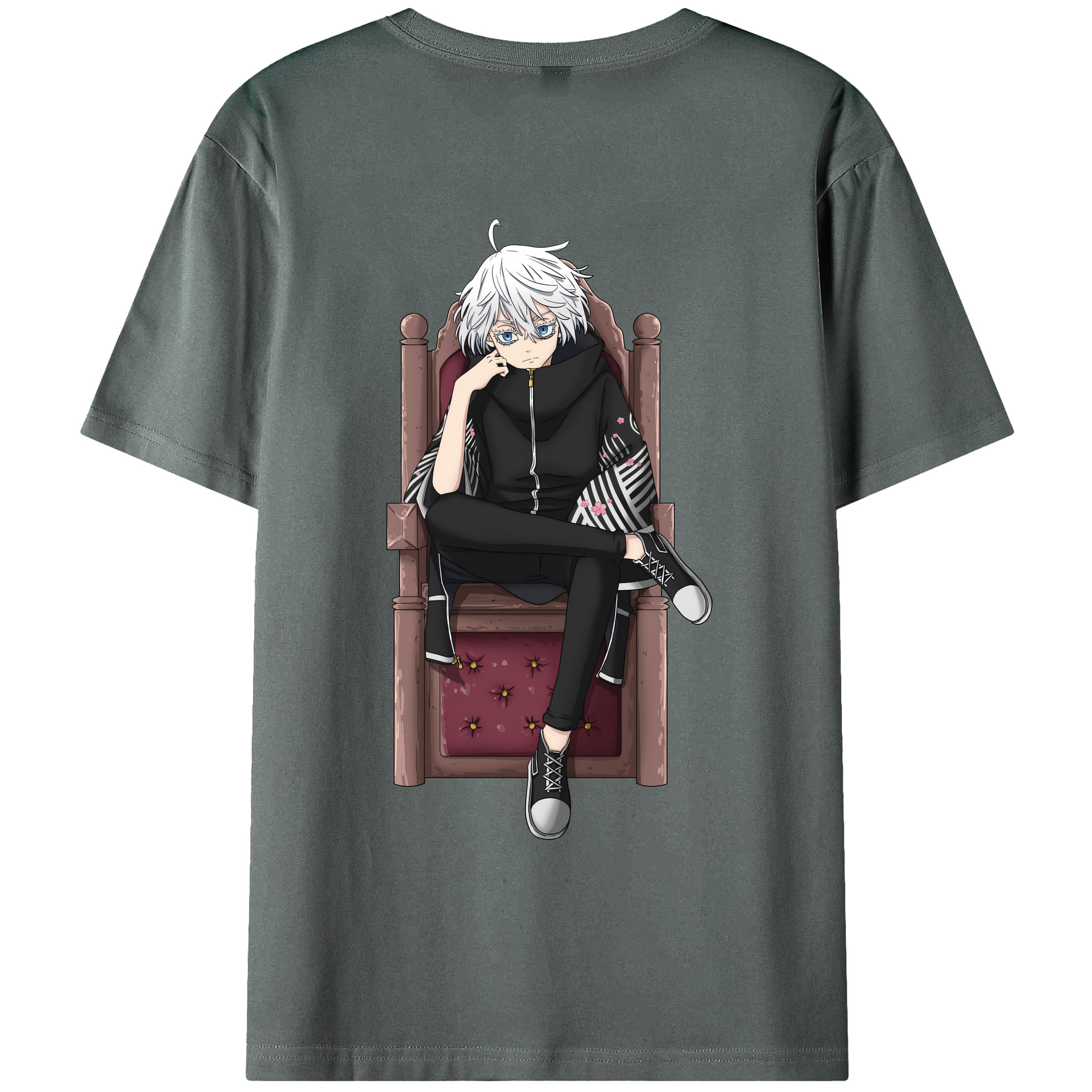 （画像用） 東京リベンジャーズ Tokyo Revengers 綿100％ メンズ半袖Tシャツ（バックプリント） 通気性
